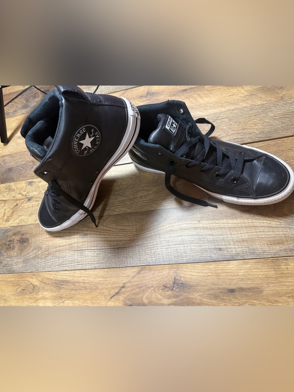 Converse Chuck Taylor All Star City Sneaker Leather Mid/High Top Black Men’s 9 - Picture 10 of 13